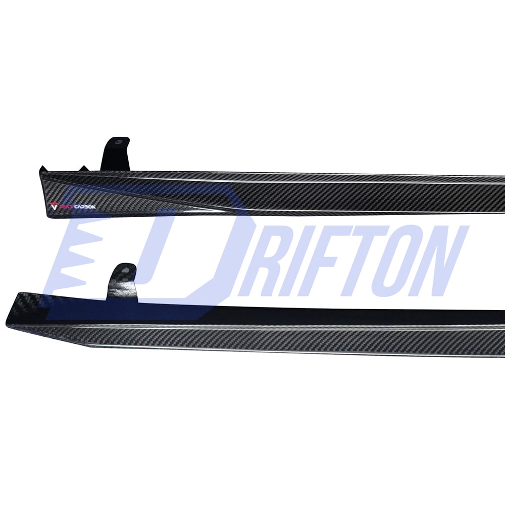 TAKD Style Dry Carbon Fiber Side Skirt For BMW 5 Series G60 2024-On