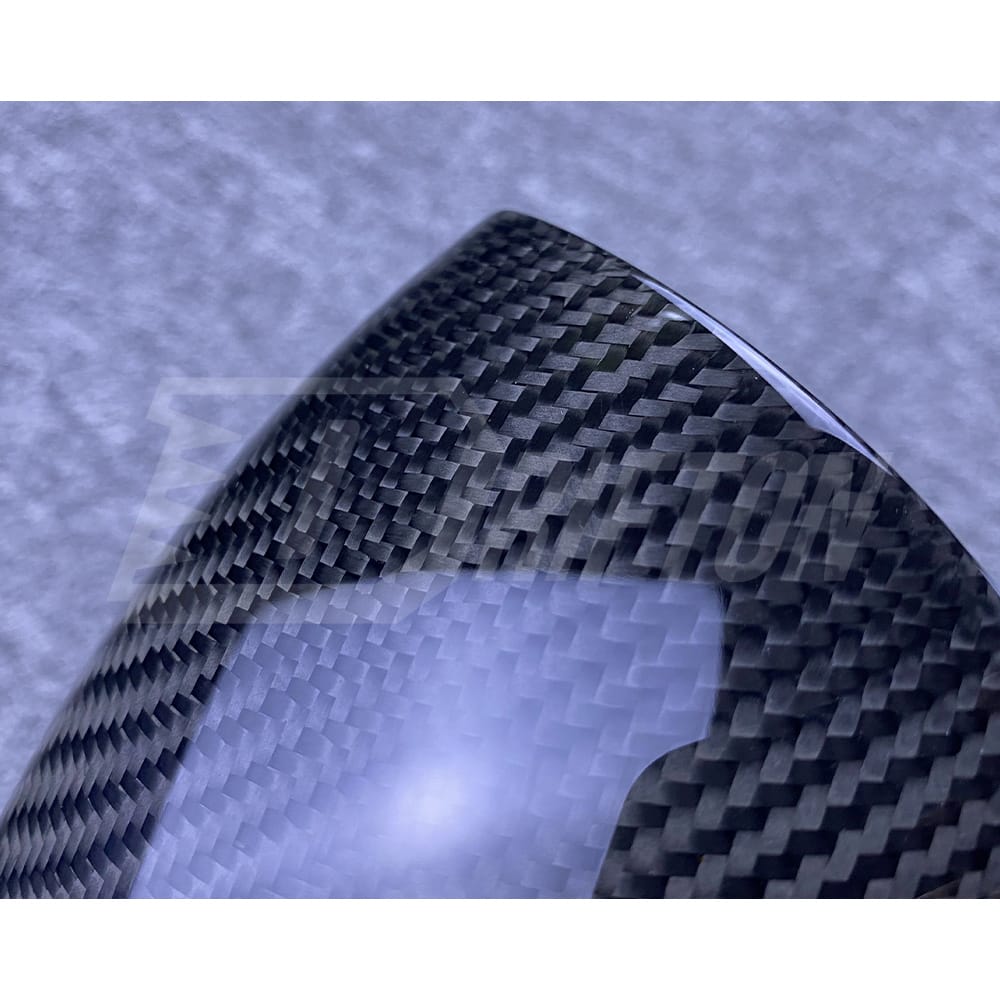 AN Style Carbon Fiber Mirror Cover For Ford Mustang 2015-2017