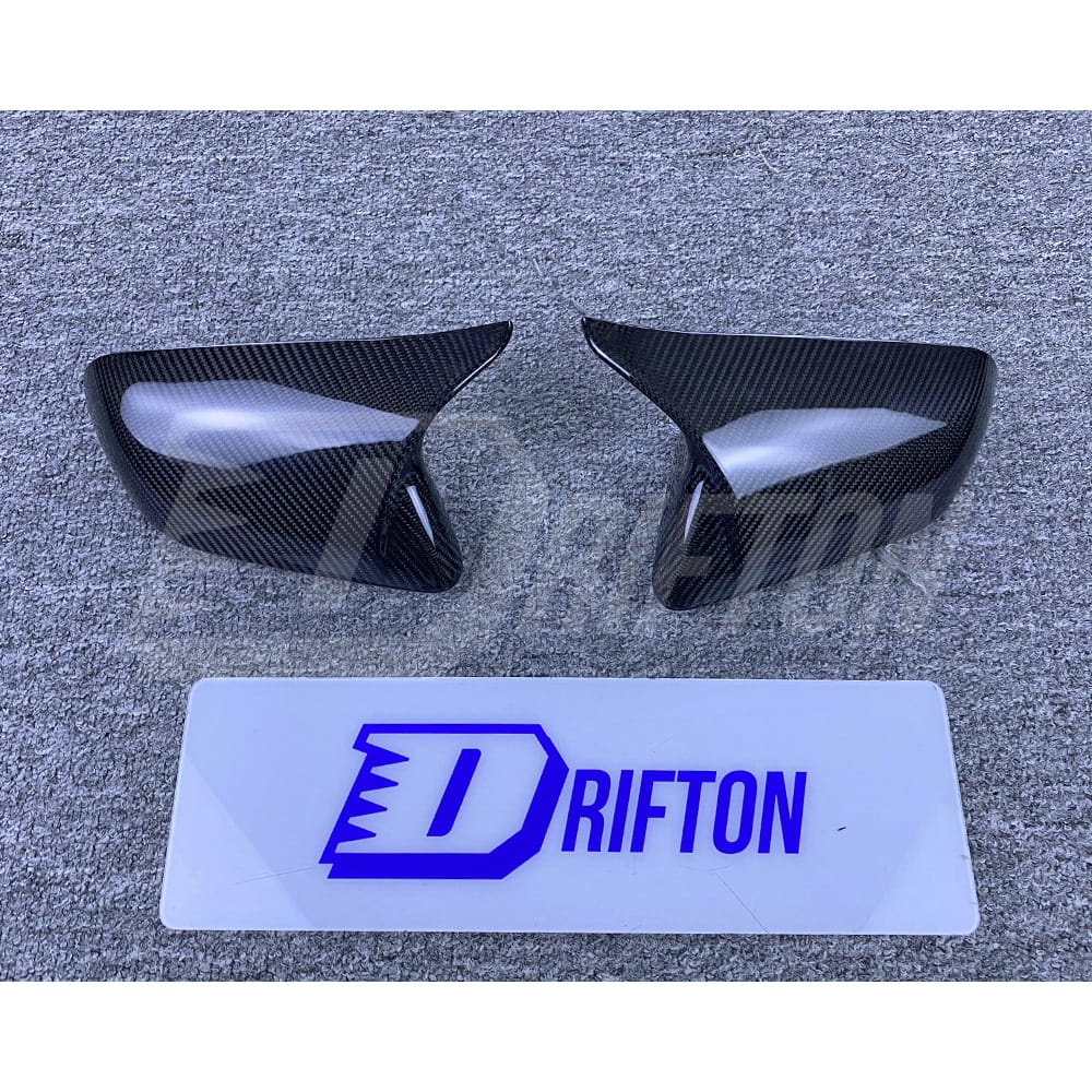 AN Style Carbon Fiber Mirror Cover For Ford Mustang 2015-2017