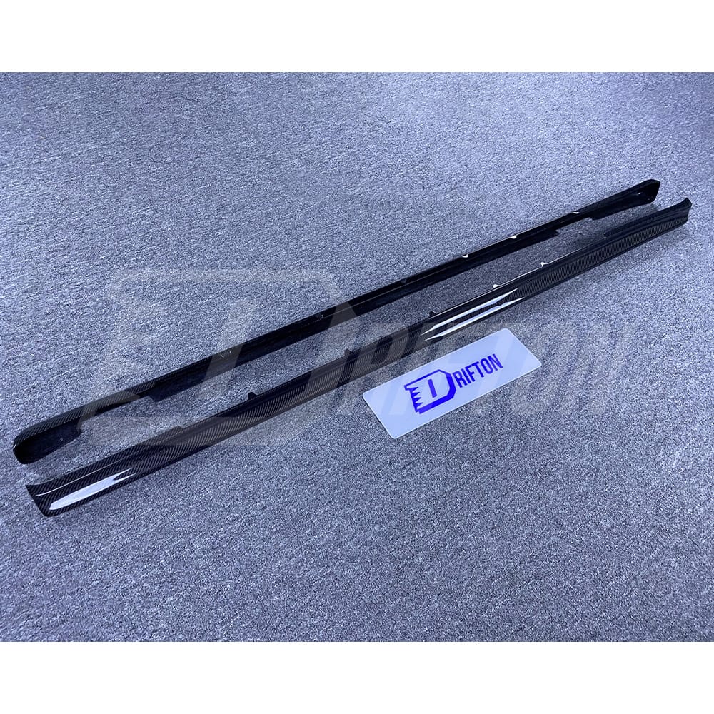 Nismo Style Carbon Fiber Side Skirts Extensions For Nissan R34 GTR 1998-2002