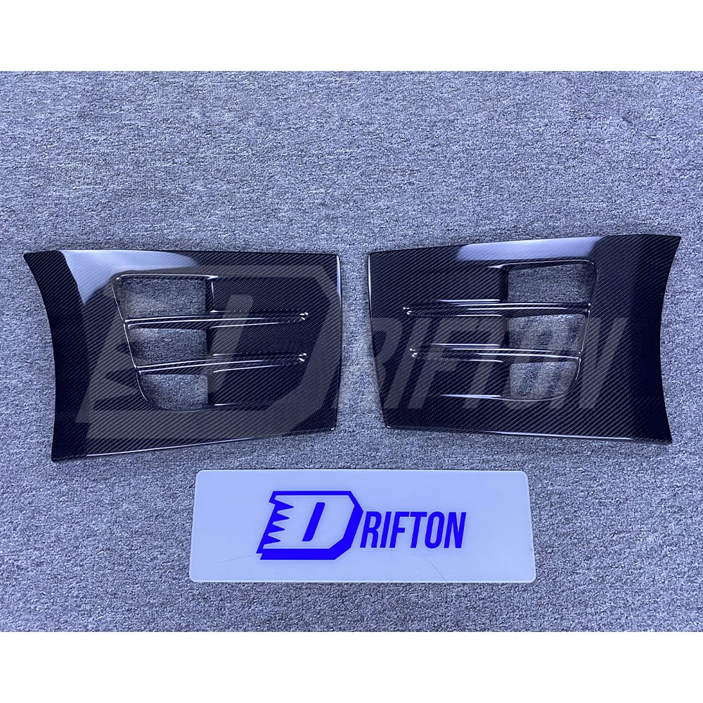 Top Secret Style Carbon Fiber Rear Fender Splitter For Nissan R35 GTR 2008-2019