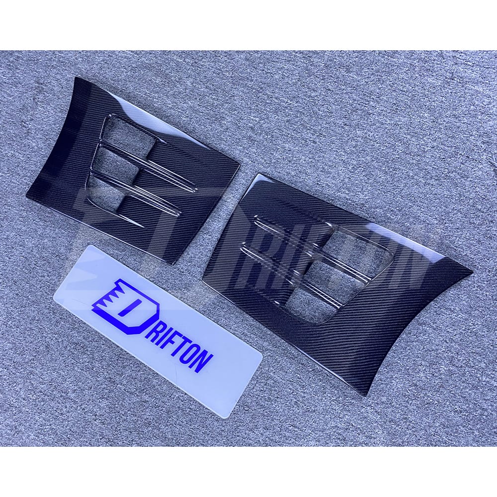 Top Secret Style Carbon Fiber Rear Fender Splitter For Nissan R35 GTR 2008-2019