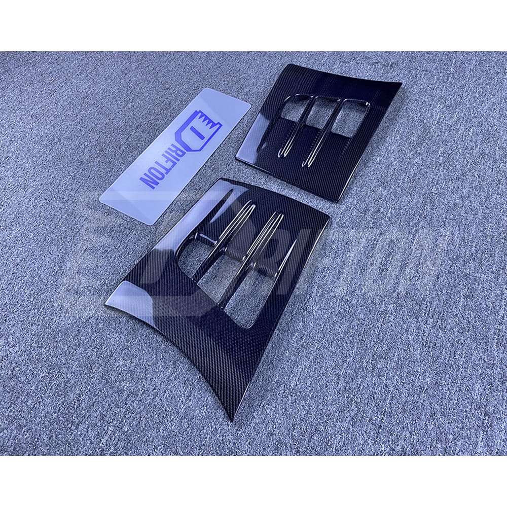 Top Secret Style Carbon Fiber Rear Fender Splitter For Nissan R35 GTR 2008-2019