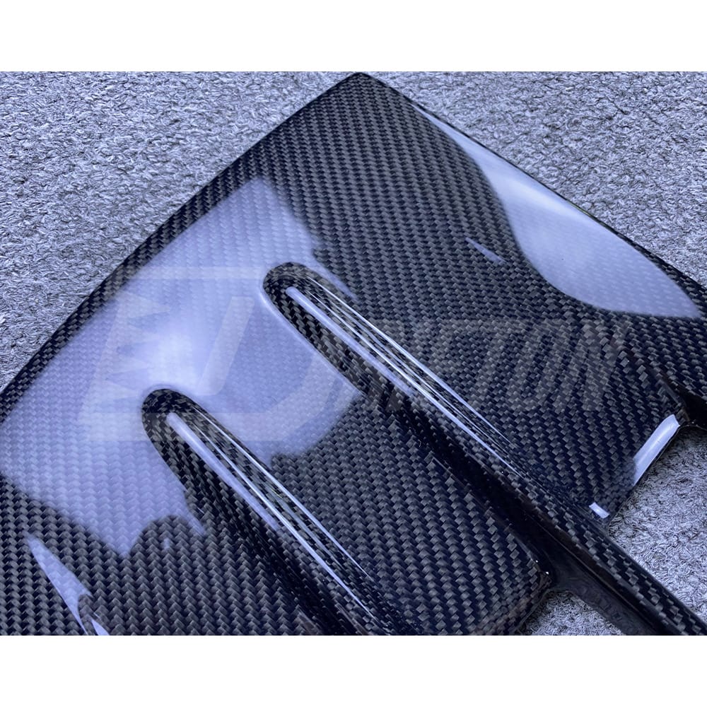 Top Secret Style Carbon Fiber Rear Fender Splitter For Nissan R35 GTR 2008-2019