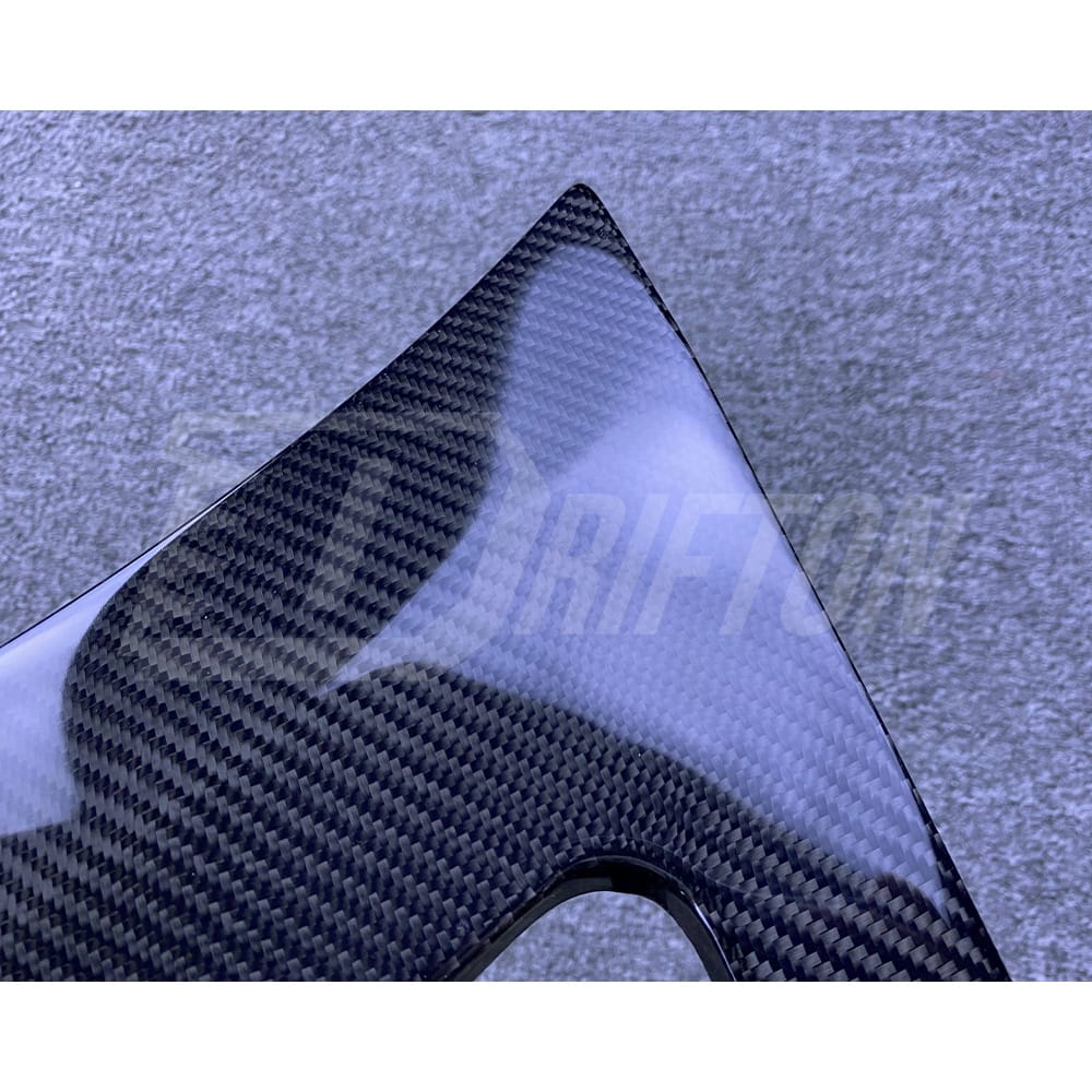 Top Secret Style Carbon Fiber Rear Fender Splitter For Nissan R35 GTR 2008-2019