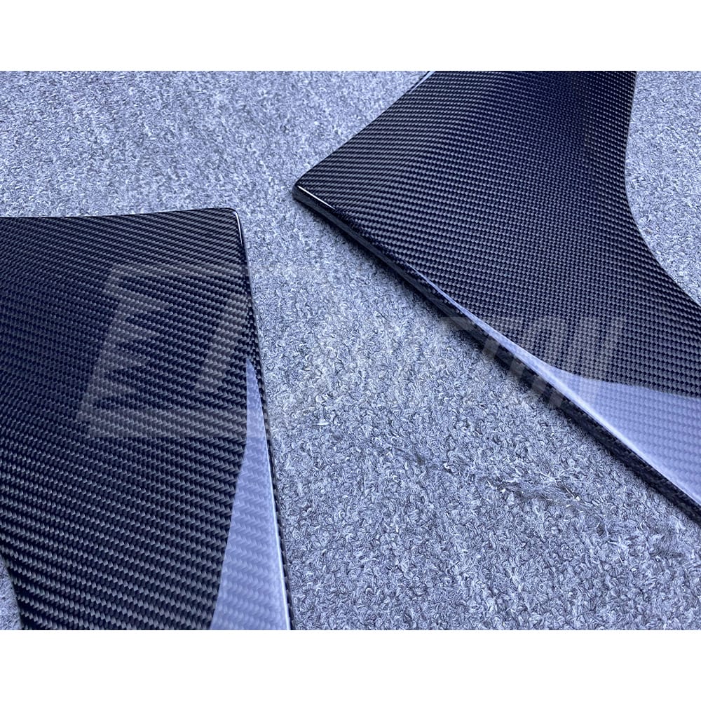 Top Secret Style Carbon Fiber Rear Fender Wheel Trim For Nissan R35 GTR 2008-2019