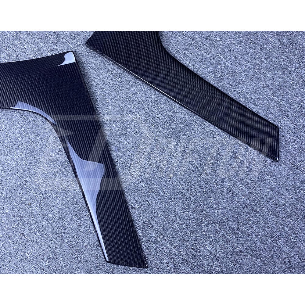 Top Secret Style Carbon Fiber Rear Fender Wheel Trim For Nissan R35 GTR 2008-2019
