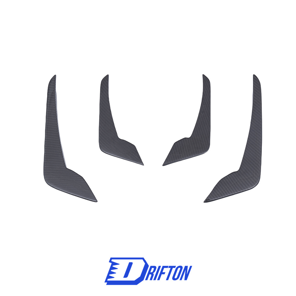 CMST Style Dry Carbon Fiber Front Canards For BMW G82 M4 G80 M3 2020-2024