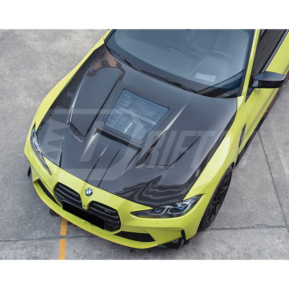 CMST Transparent Style Dry Carbon Fiber Hood For BMW G80 M3 G82 M4 2020-2024