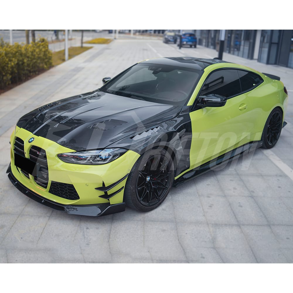 CMST Vented Style Dry Carbon Fiber Front Fender For BMW G80 M3 G82 M4 2020-2024