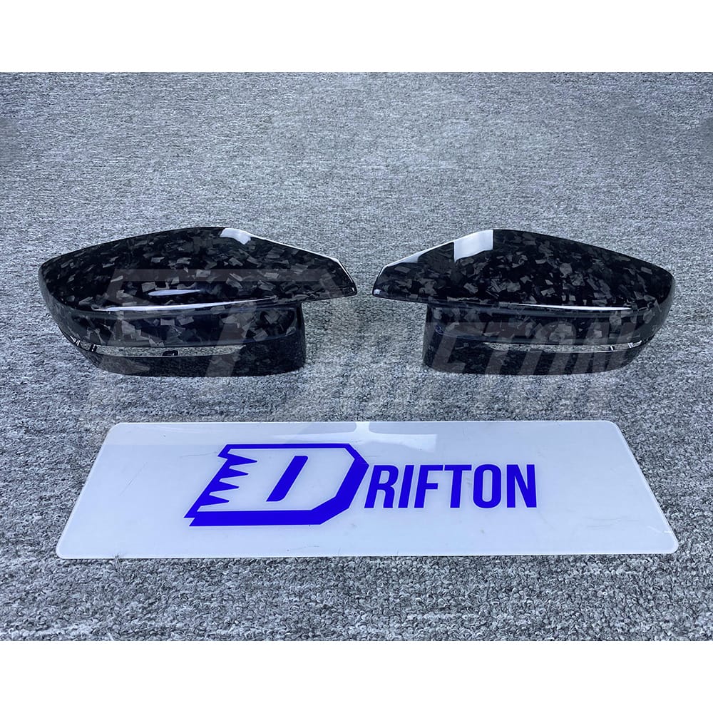 Forged Dry Carbon Fiber Replace Mirror Cover For BMW G82 M4 G80 M3 2020-2024 RHD