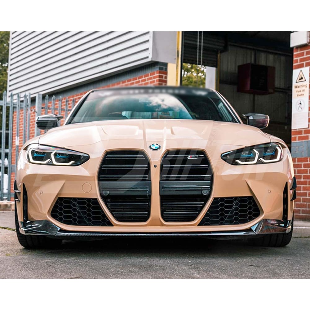 OEM Style Dry Carbon Fiber Front Splitter For BMW G82 G83 M4 G80 G81 M3 2020-2024
