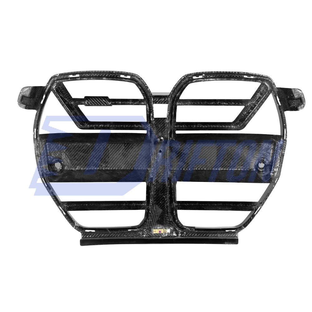 SQA Style Dry Carbon Fiber Front Grille For BMW G80 81 M3 G82 G83 M4 2020-2024