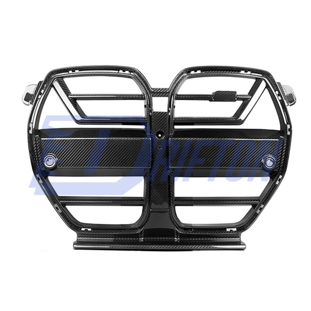 SQA Style Dry Carbon Fiber Front Grille For BMW G80 81 M3 G82 G83 M4 2020-2024