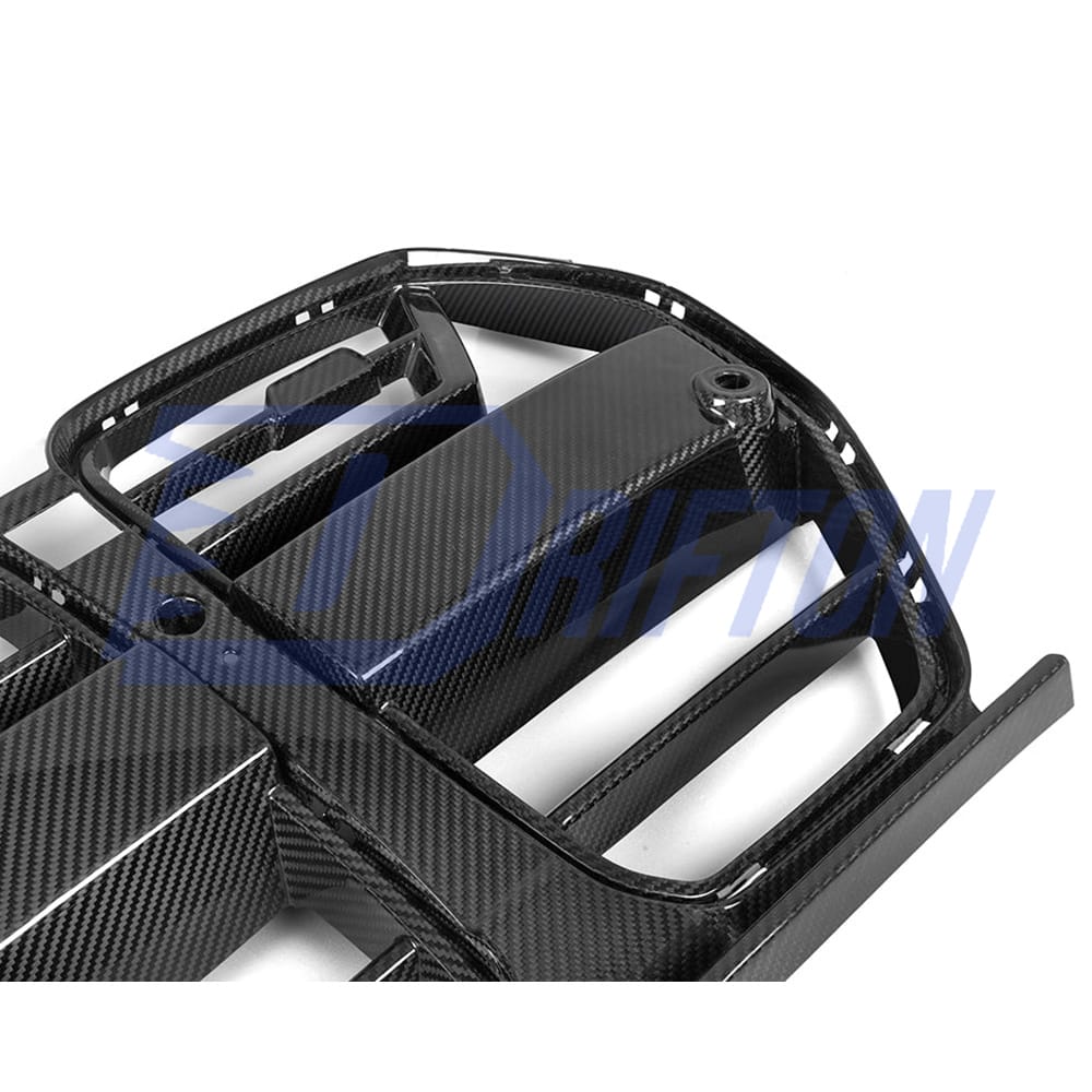 SQA Style Dry Carbon Fiber Front Grille For BMW G80 81 M3 G82 G83 M4 2020-2024
