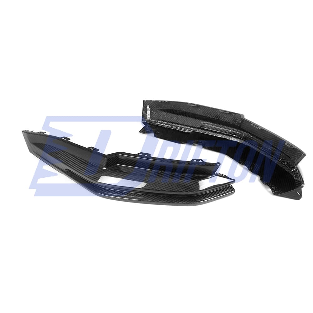 SQ Style Dry Carbon Fiber Rear Splitter For BMW G80 G81 M3 2020-2024