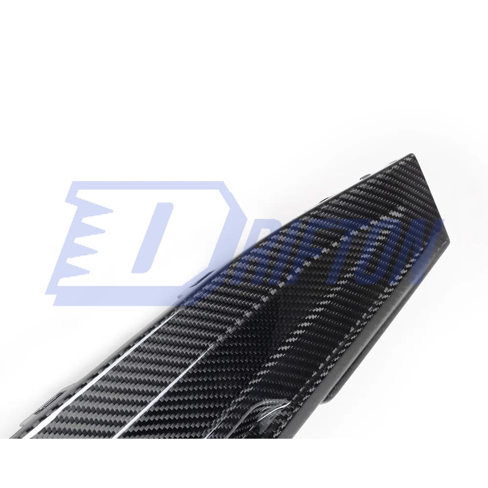 SQ Style Dry Carbon Fiber Rear Splitter For BMW G80 G81 M3 2020-2024