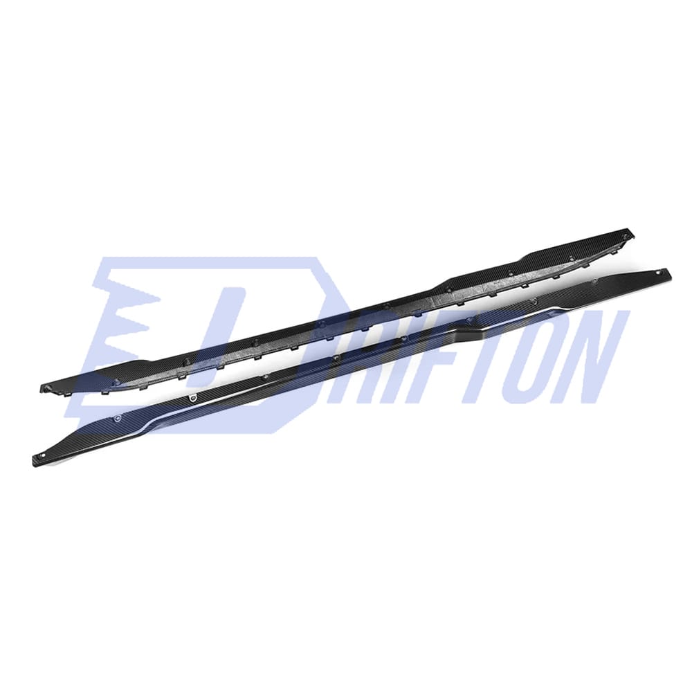SQ Style Dry Carbon Fiber Side Skirt For BMW G80 G81 M3 2020-2024