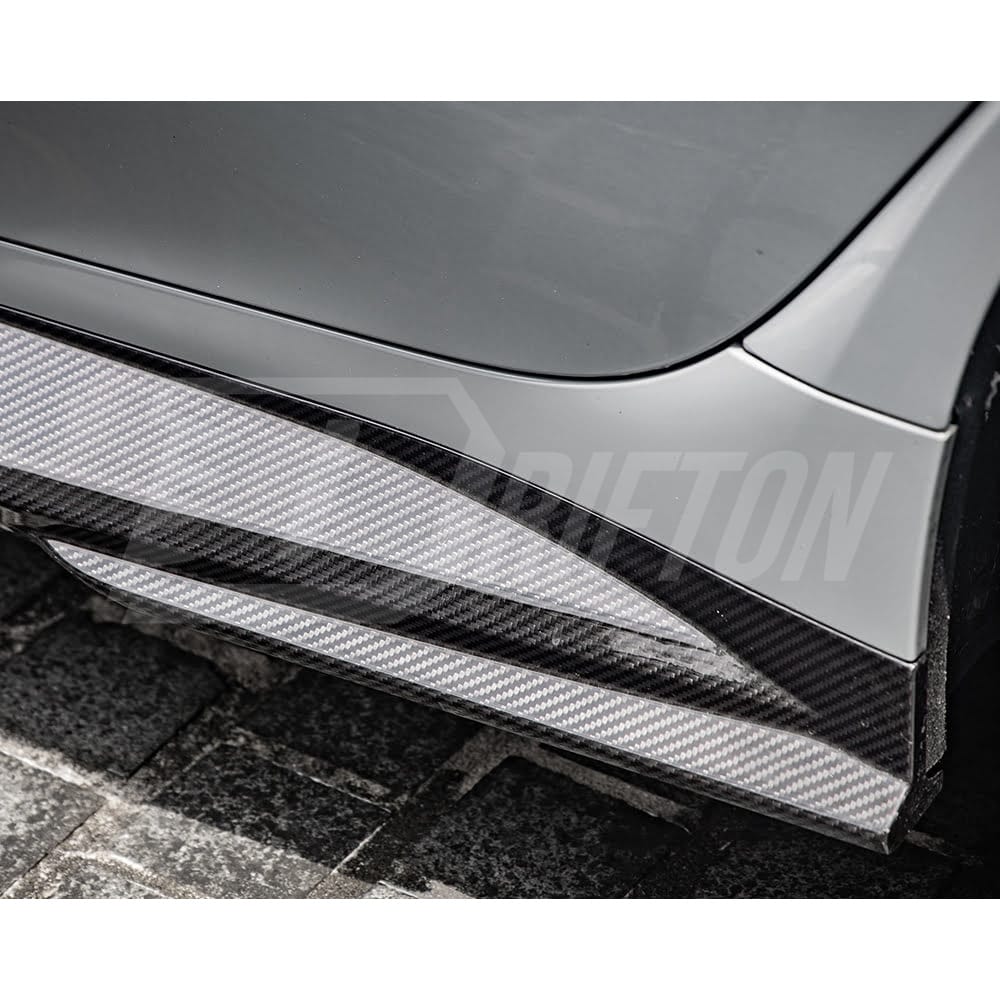 SQ Style Dry Carbon Fiber Side Skirt For BMW G80 G81 M3 2020-2024