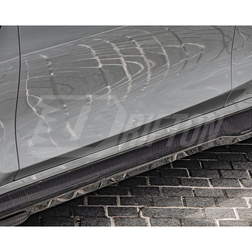 SQ Style Dry Carbon Fiber Side Skirt For BMW G80 G81 M3 2020-2024