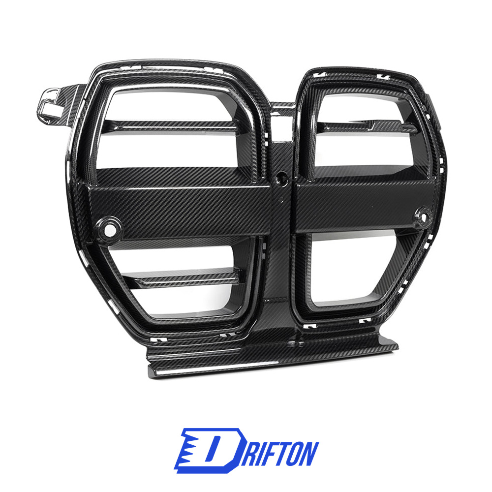 SQV ACC Style Dry Carbon Fiber Front Grille For BMW G80 81 M3 G82 G83 M4 2020-2024
