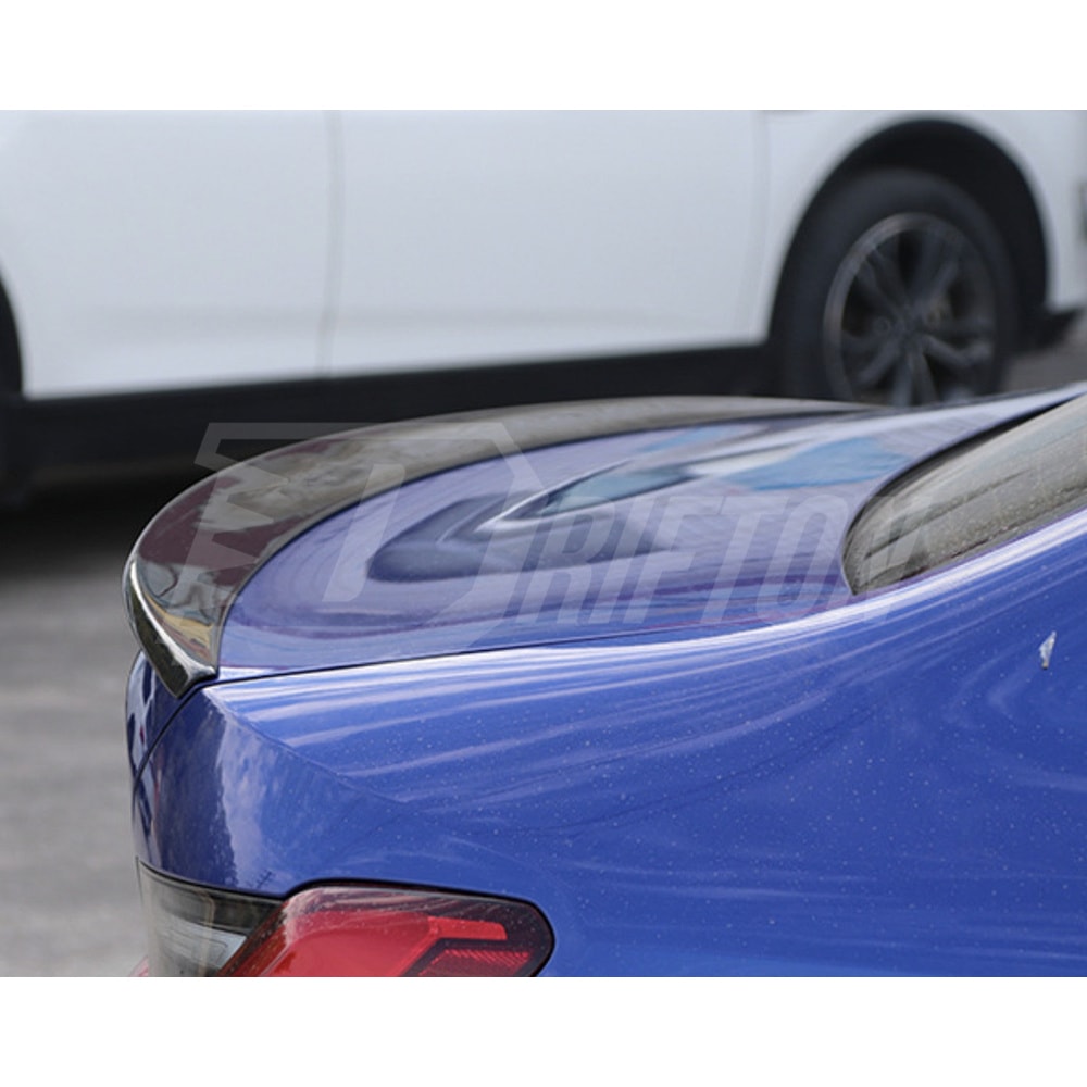 AC Style Carbon Fiber Trunk Spoiler Rear Wing For BMW 3 Series G20 2019-2025