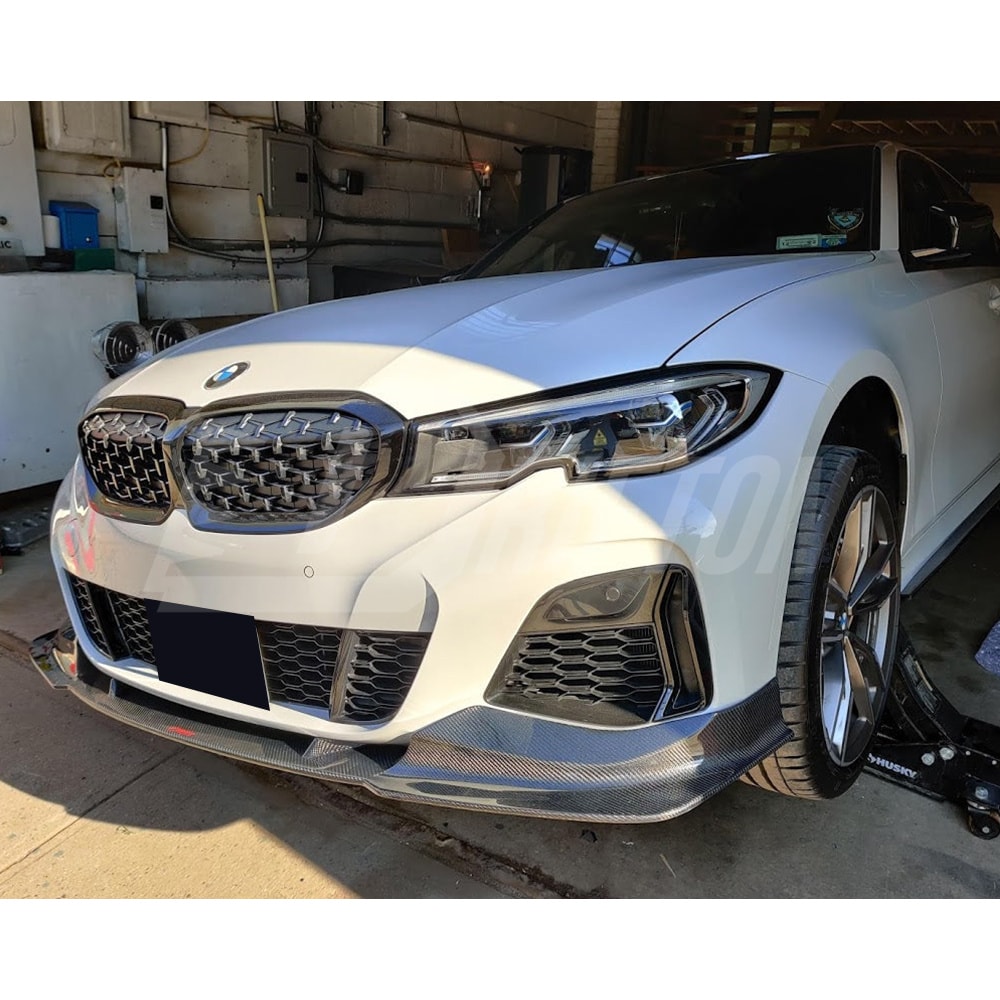 CMST Style Carbon Fiber Front Lip For BMW 3 Series G20 2019-2022