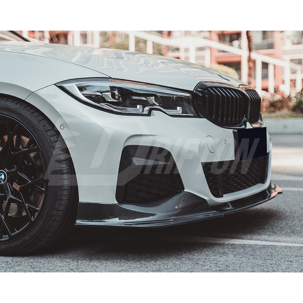 CMST Style Carbon Fiber Front Lip For BMW 3 Series G20 2019-2022