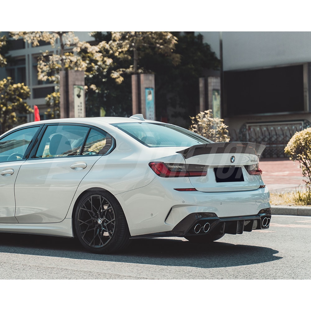 CMST Style Carbon Fiber Rear Trunk Spoiler Wing For BMW 3 Series G20 2019-2025