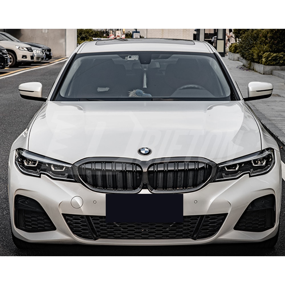 Dry Carbon Fiber Front Grill For BMW 3 Series G20 2019-2022