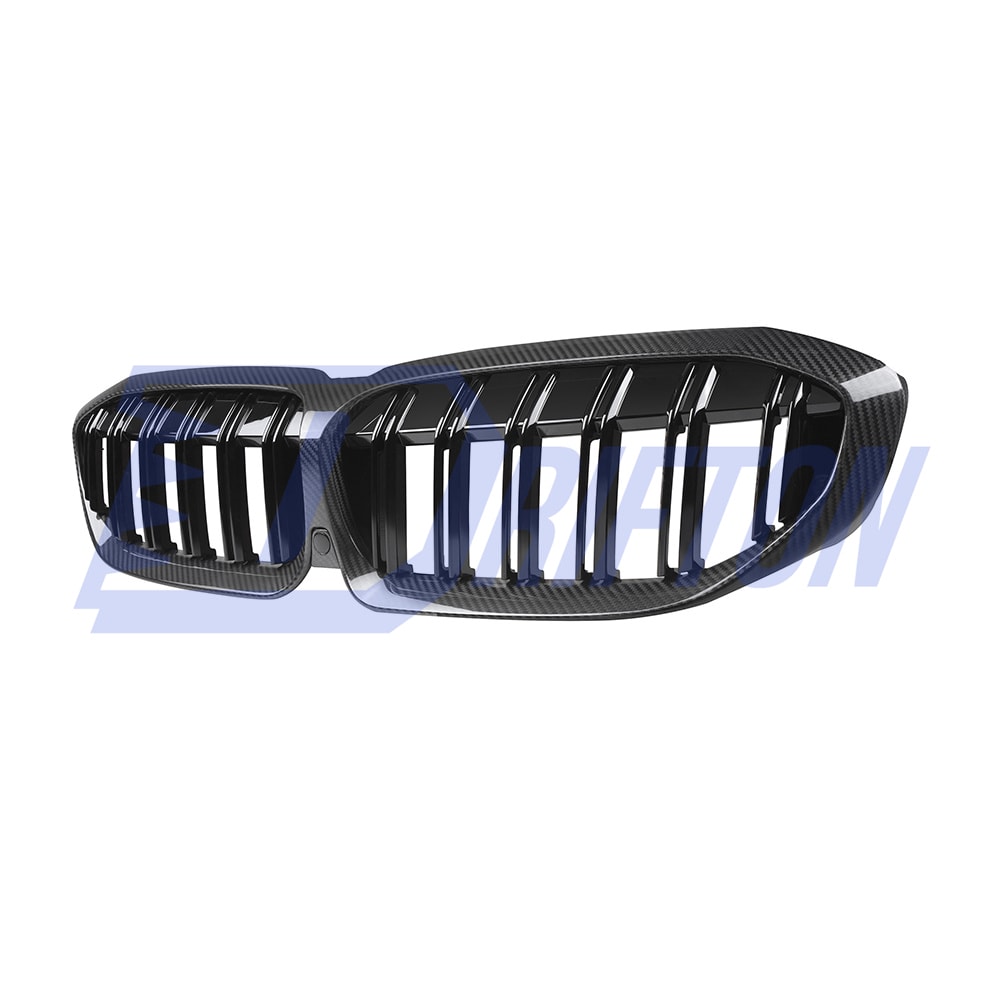 Dry Carbon Fiber Front Grill For BMW 3 Series G20 2019-2022