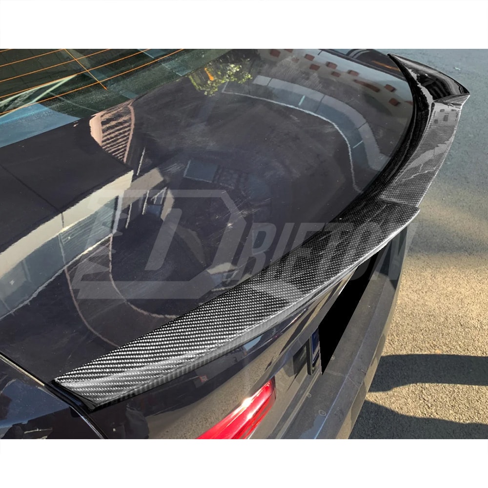 M4 Style Carbon Fiber Rear Trunk Spoiler Wing For BMW 3 Series G20 2019-2025