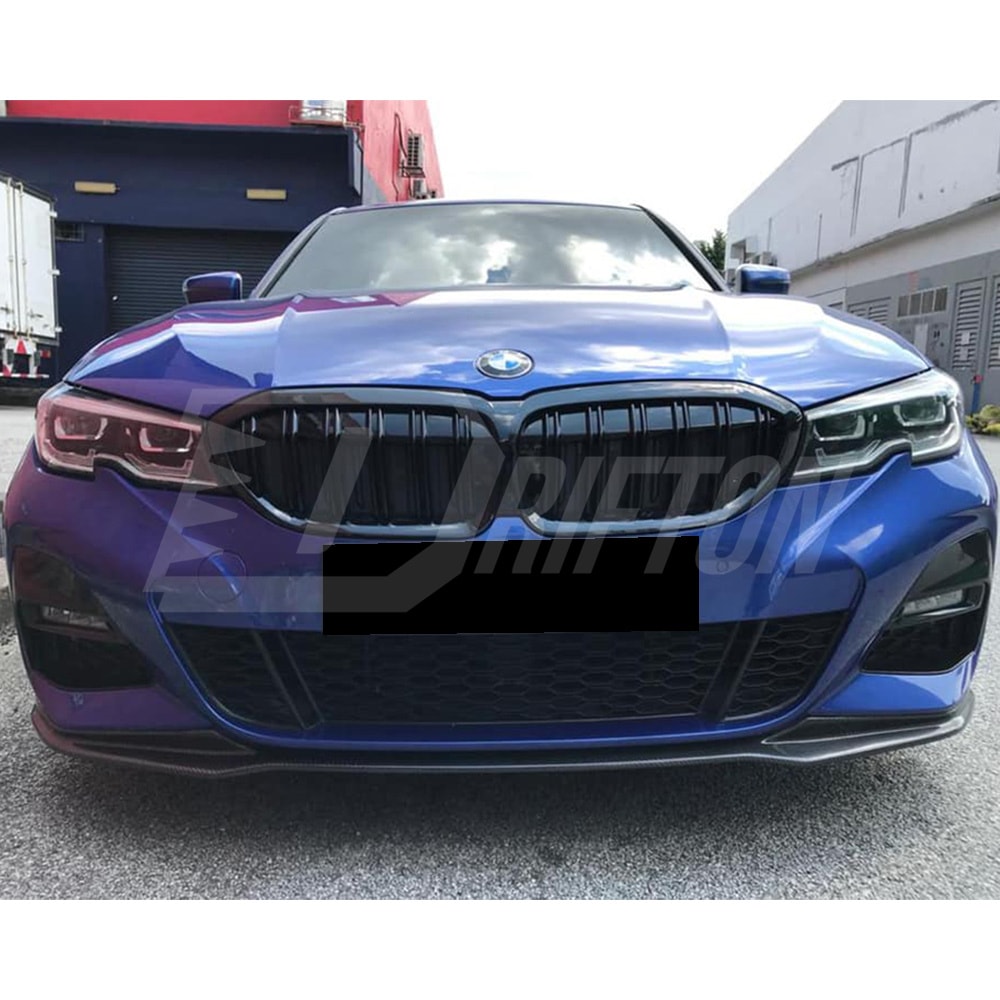 MP Style Carbon Fiber Front Lip For BMW 3 Series G20 2019-2022