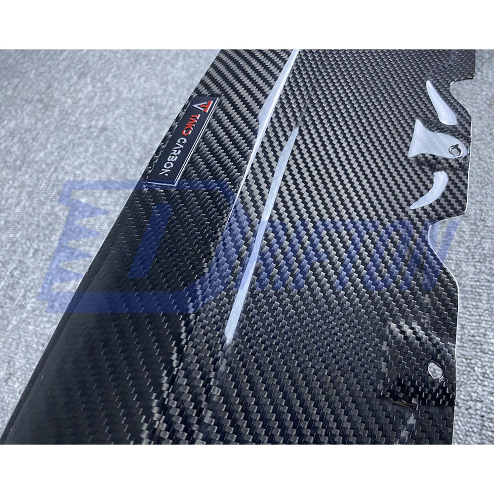 TAKD V2 Style Dry Carbon Fiber Front Lip For BMW 3 Series G20 2019-2022