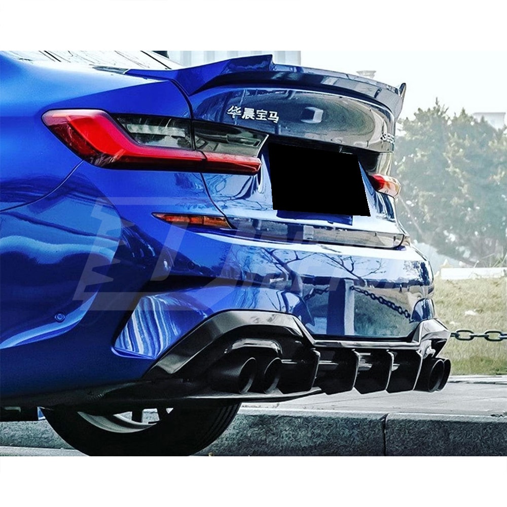 AK Style Carbon Fiber Rear Diffuser For BMW 3 Series G20 2019-2022