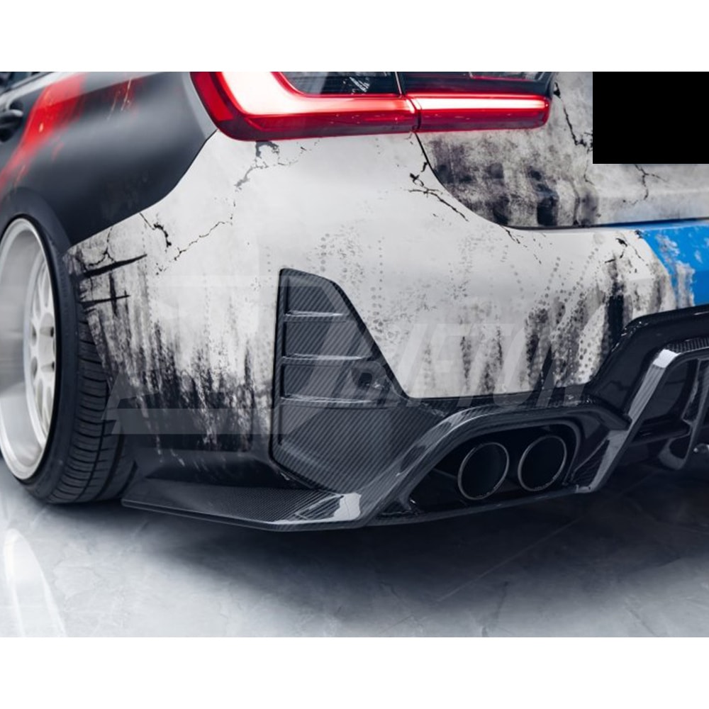 CMST Style Dry Carbon Fiber Rear Diffuser For BMW 3 Serises G20 LCI 2023-On