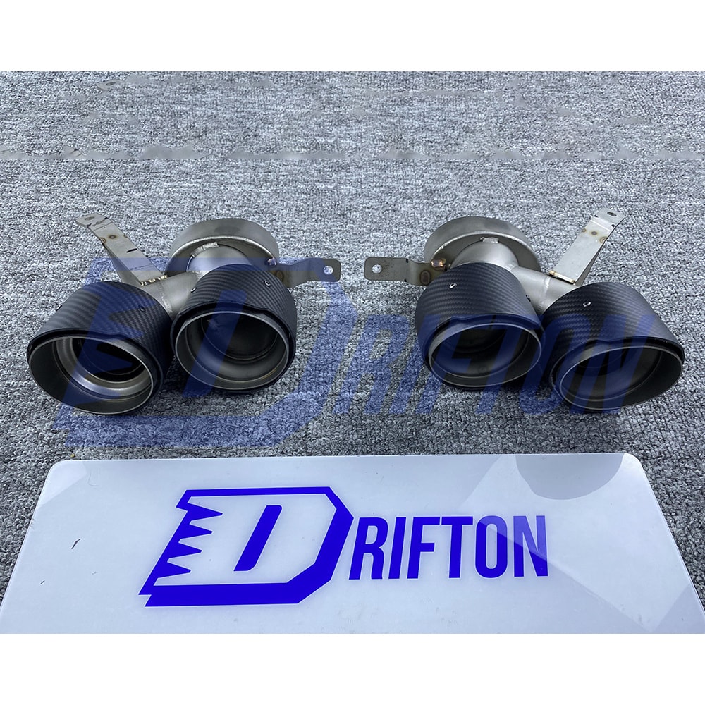 Dry Carbon Fiber Exhaust Tips For BMW 3 Series G20 LCI 2023-On