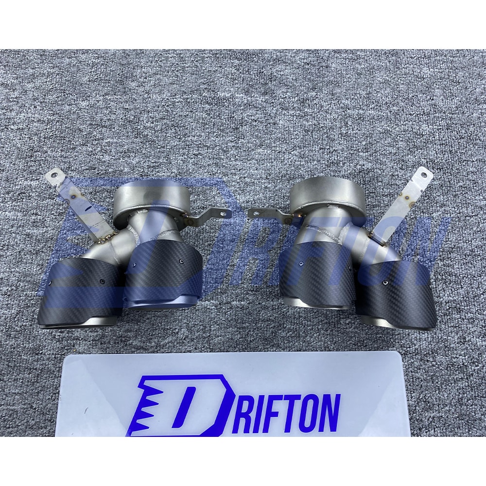 Dry Carbon Fiber Exhaust Tips For BMW 3 Series G20 LCI 2023-On