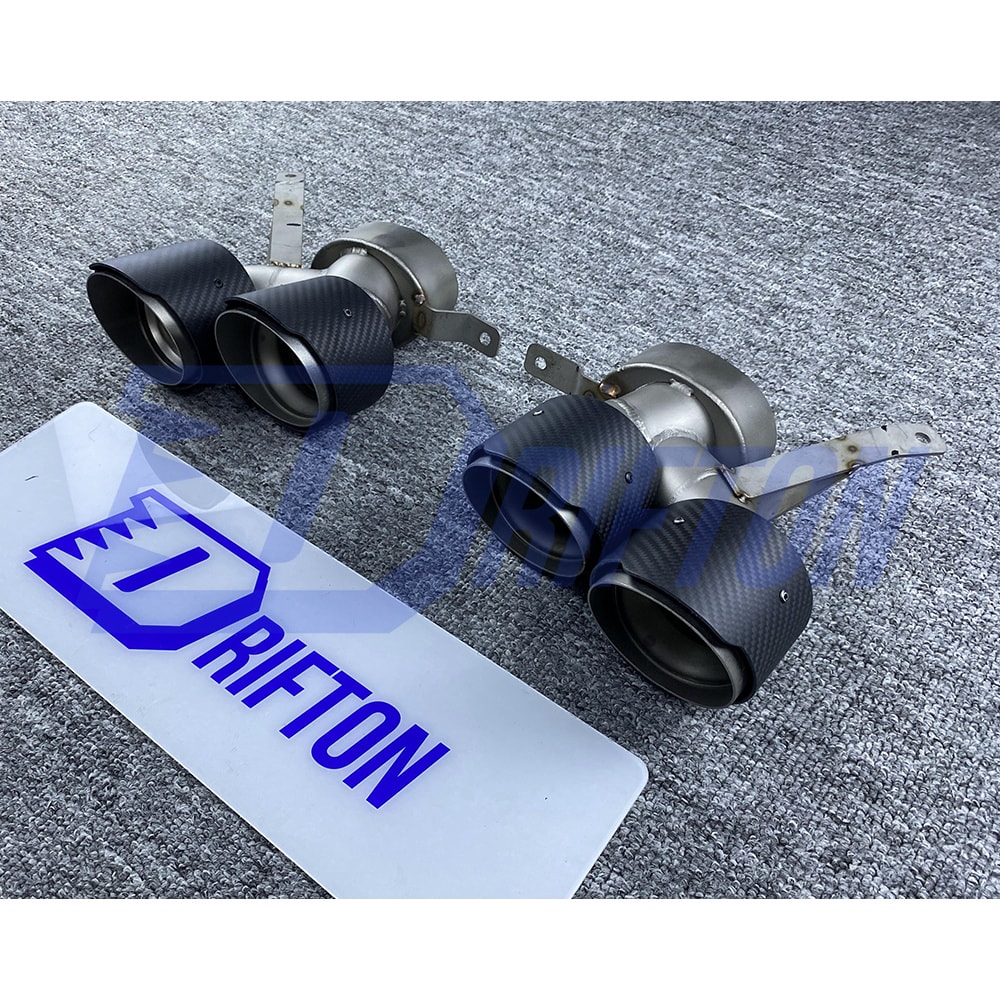Dry Carbon Fiber Exhaust Tips For BMW 3 Series G20 LCI 2023-On