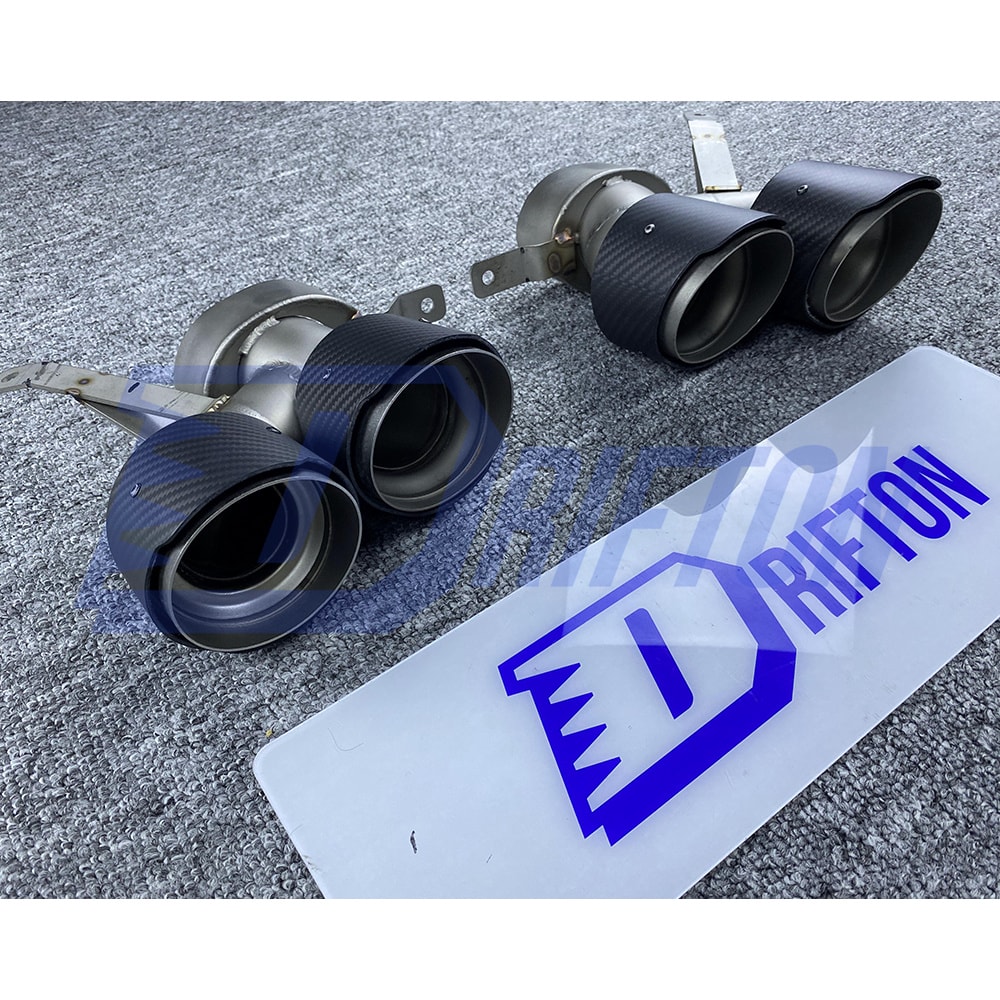 Dry Carbon Fiber Exhaust Tips For BMW 3 Series G20 LCI 2023-On