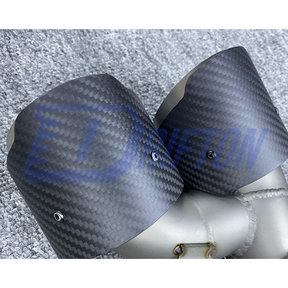 Dry Carbon Fiber Exhaust Tips For BMW 3 Series G20 LCI 2023-On
