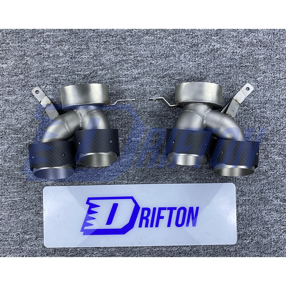 Dry Carbon Fiber Exhaust Tips For BMW 3 Series G20 LCI 2023-On