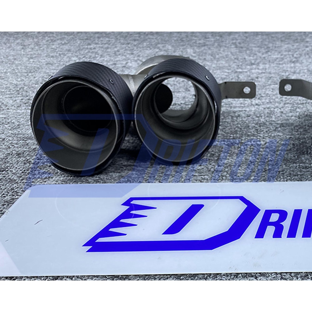 Dry Carbon Fiber Exhaust Tips For BMW 3 Series G20 LCI 2023-On