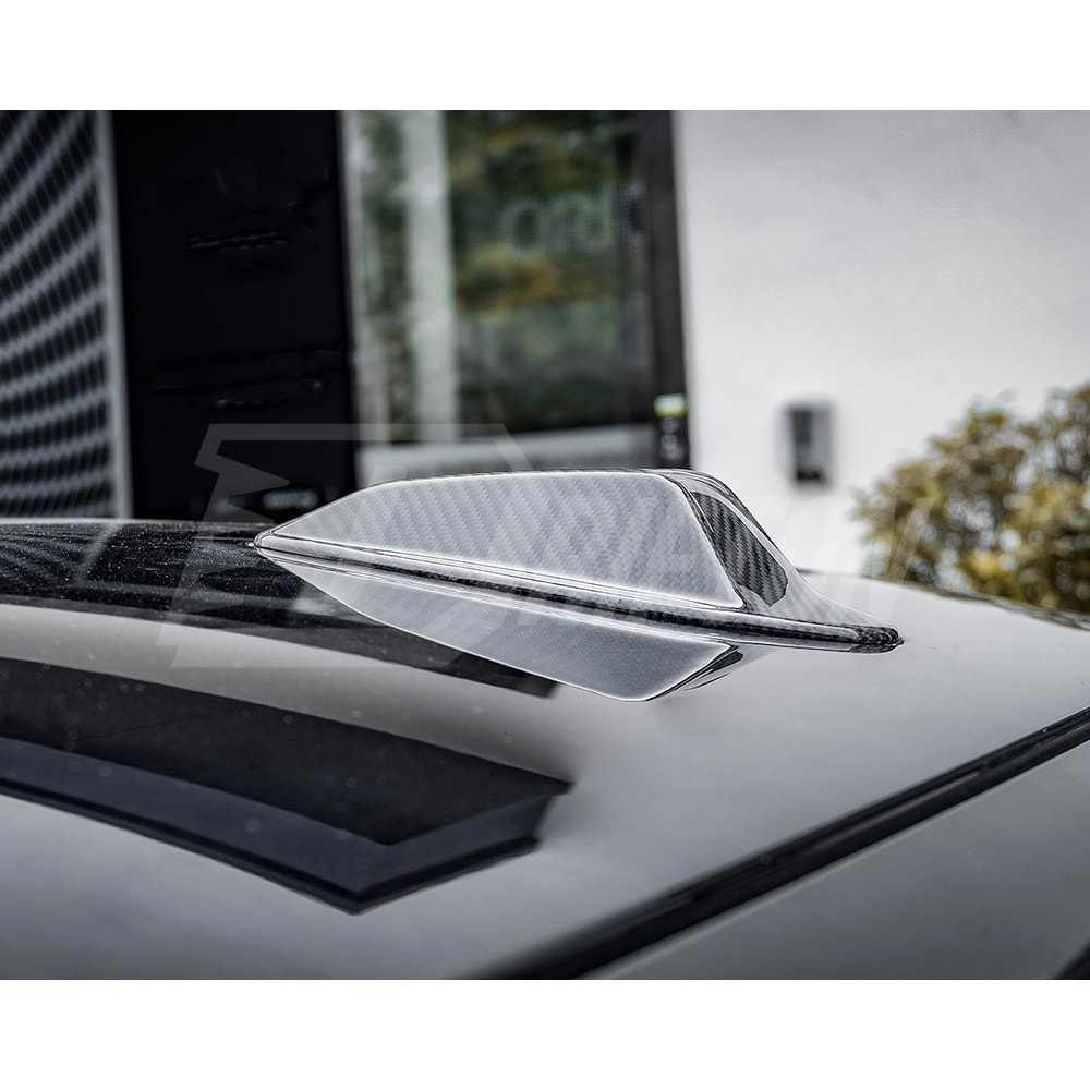 Dry Carbon Fiber Shark Fin Antenna Cover For BMW 3 Series G20 LCI 2023-On