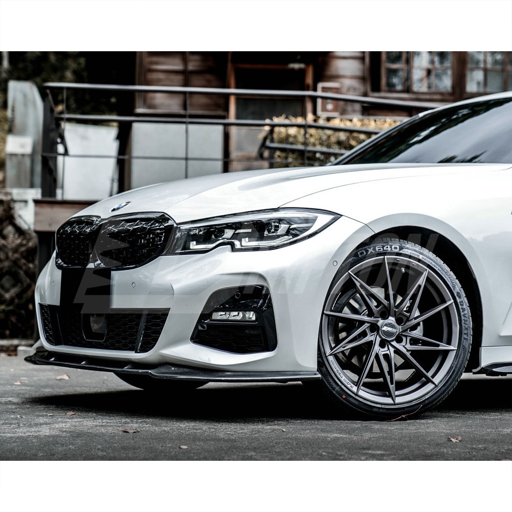 FD Style Carbon Fiber Front Lip For BMW 3 Series G20 2019-2022