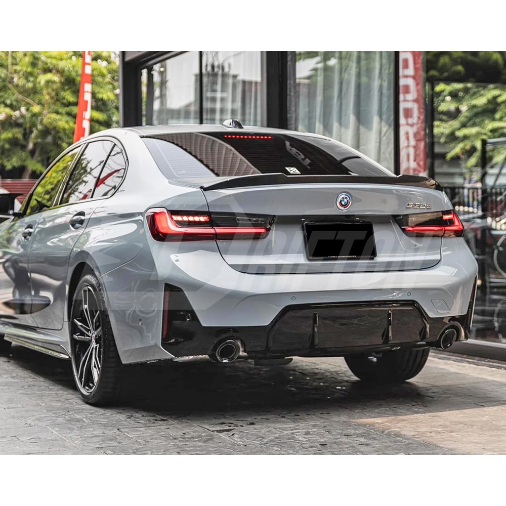 MMP Style Dry Carbon Fiber Rear Diffuser Set For BMW 3 Serises G20 LCI 2023-On
