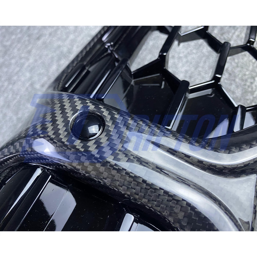 MP Style Dry Carbon Fiber Front Grill For BMW 3 Series G20 LCI 2023-On