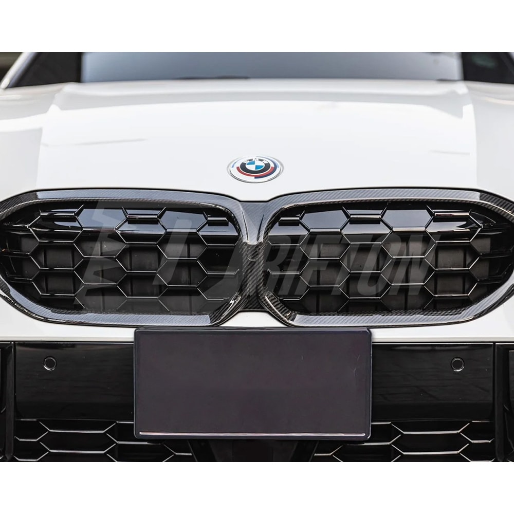 MP Style Dry Carbon Fiber Front Grill For BMW 3 Series G20 LCI 2023-On