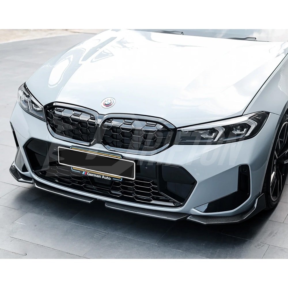 MP Style Dry Carbon Fiber Front Lip For BMW 3 Serises G20 LCI 2023-On
