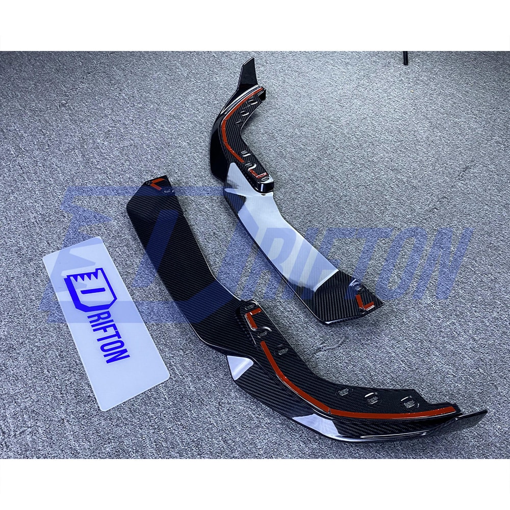 MP Style Dry Carbon Fiber Front Lip For BMW 3 Serises G20 LCI 2023-On